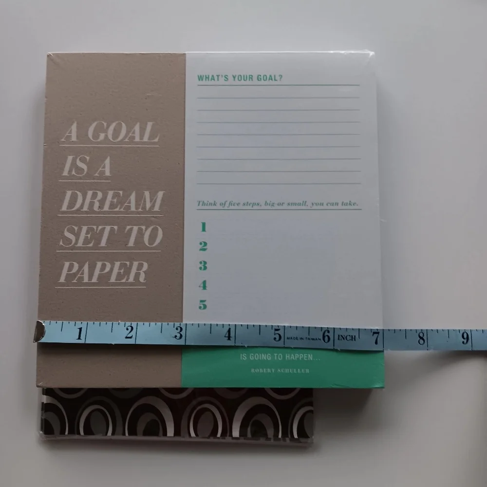 NEW Compendium Today is the Day Goal Setting Planner Note Pad & 2 Ikea Pads